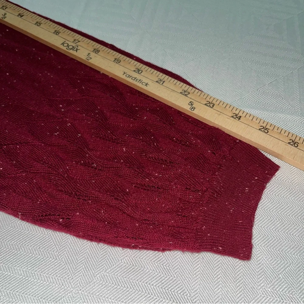 LC Lauren‎ Conrad Long Sleeve Bottom Front Tie Sweater Size Medium